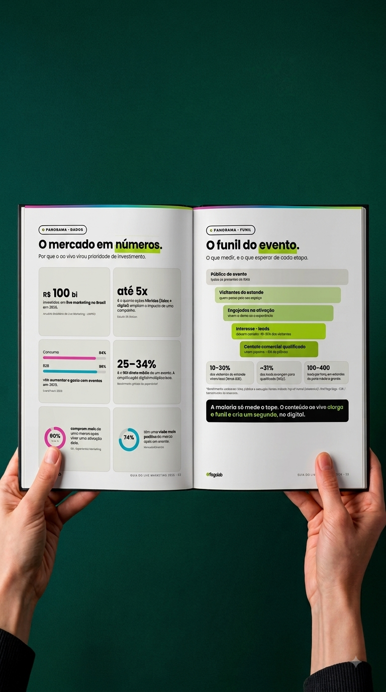 Visão interna das páginas do E-book